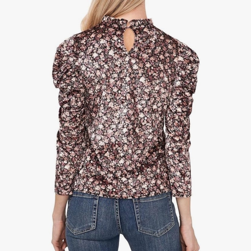 Cece Women’s Long Sleeve Blouse Size 3x Floral Multicolored - Picture 3 of 10